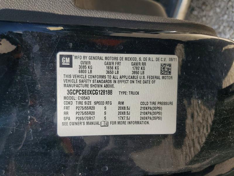 Aukcja sprzedaży 2012 Chevrolet Silverado, vin: 3GCPCSE0XCG128188, numer aukcji: 60415296