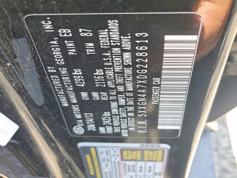 Aukcja sprzedaży 2013 Kia Optima, vin: 5XXGN4A7XDG228613, numer aukcji: 59293266