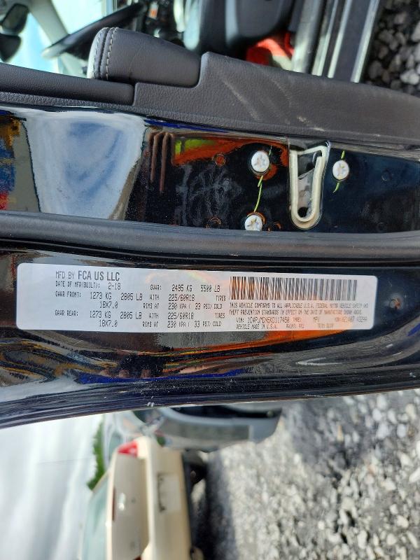 59352036 :رقم المزاد ، 1C4PJMDN5KD117450 vin ، 2019 Jeep Cherokee مزاد بيع