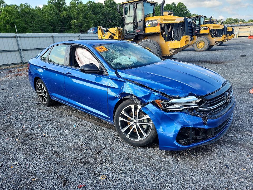 2023 Volkswagen Jetta მანქანა იყიდება აუქციონზე, vin: 3VWBM7BU8PM059033, აუქციონის ნომერი: 62976676