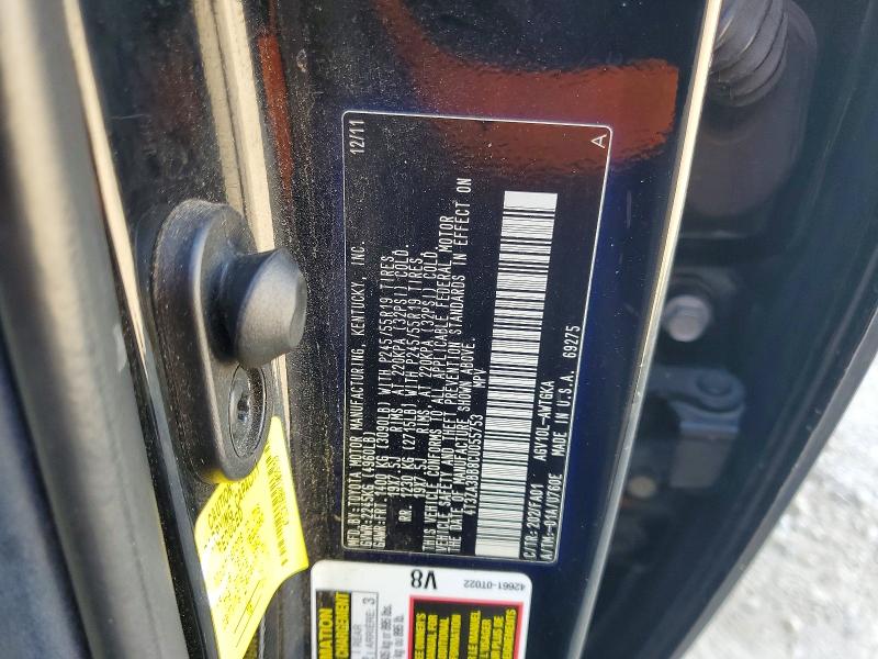 59815126 :رقم المزاد ، 4T3ZA3BB8CU055753 vin ، 2012 Toyota Venza مزاد بيع