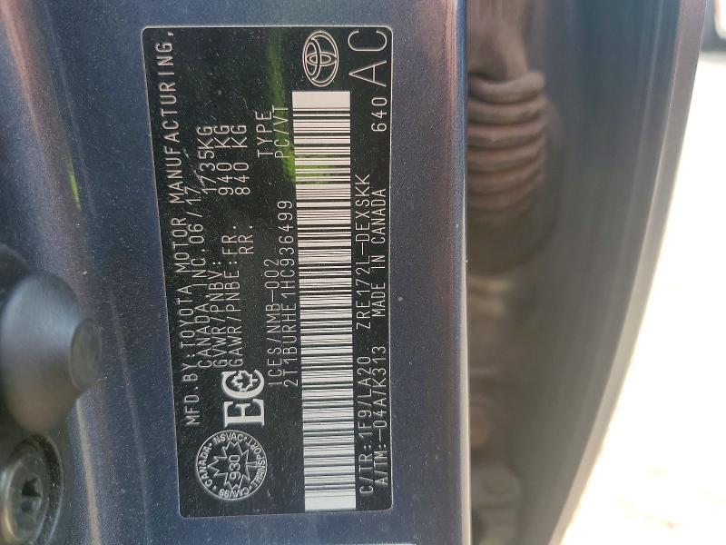 Aukcja sprzedaży 2017 Toyota Corolla, vin: 2T1BURHE1HC936499, numer aukcji: 60732886