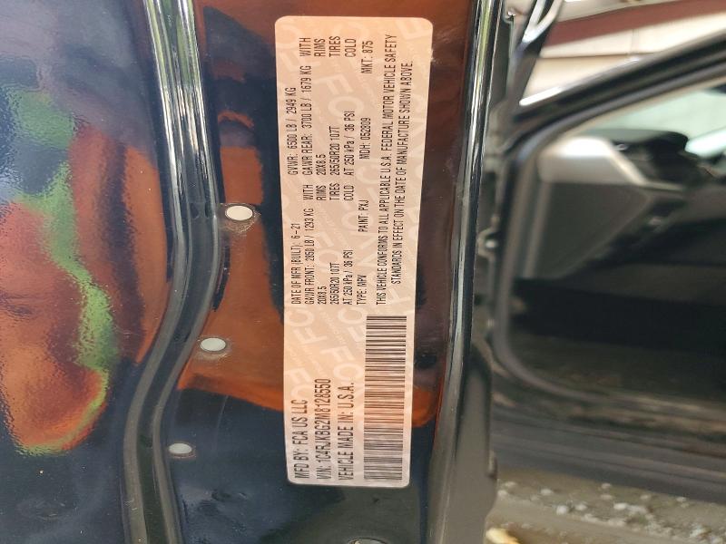 61250946 :رقم المزاد ، 1C4RJKBG2M8128550 vin ، 2021 Jeep Grand Cherokee مزاد بيع