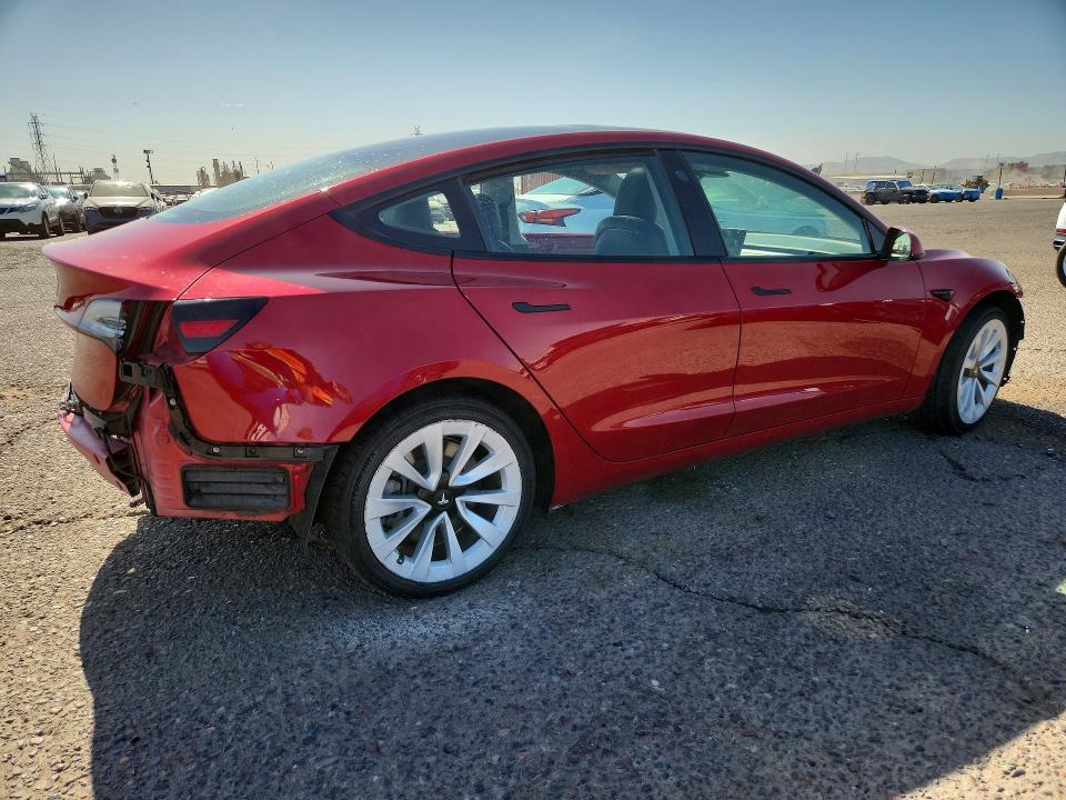 Продажа на аукционе авто 2022 Tesla Model 3, vin: 5YJ3E1EA1NF303934, номер лота: 60084966