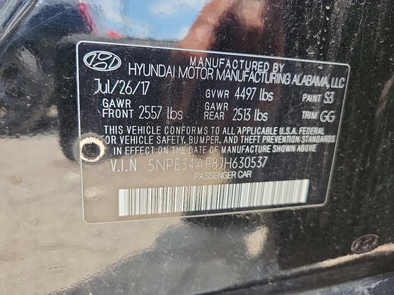 Продажа на аукционе авто 2018 Hyundai Sonata, vin: 5NPE34AF8JH630537, номер лота: 60978476