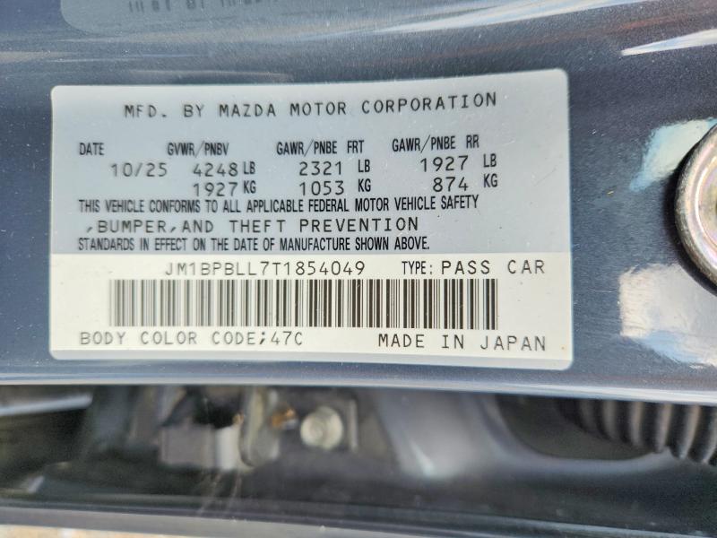 Продажа на аукционе авто 2026 Mazda 3, vin: JM1BPBLL7T1854049, номер лота: 62384366