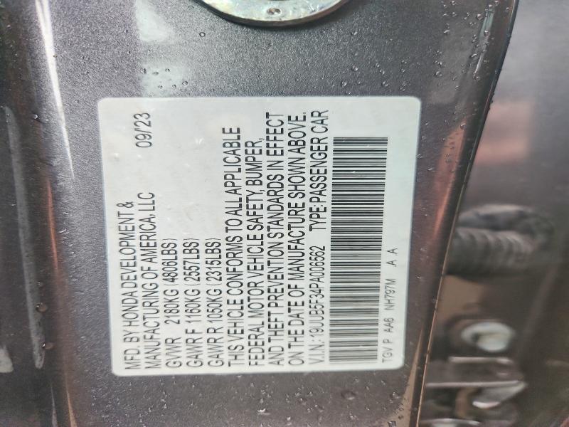 Продаж на аукціоні авто 2023 Acura Tlx, vin: 19UUB5F34PA006562, номер лоту: 62859806