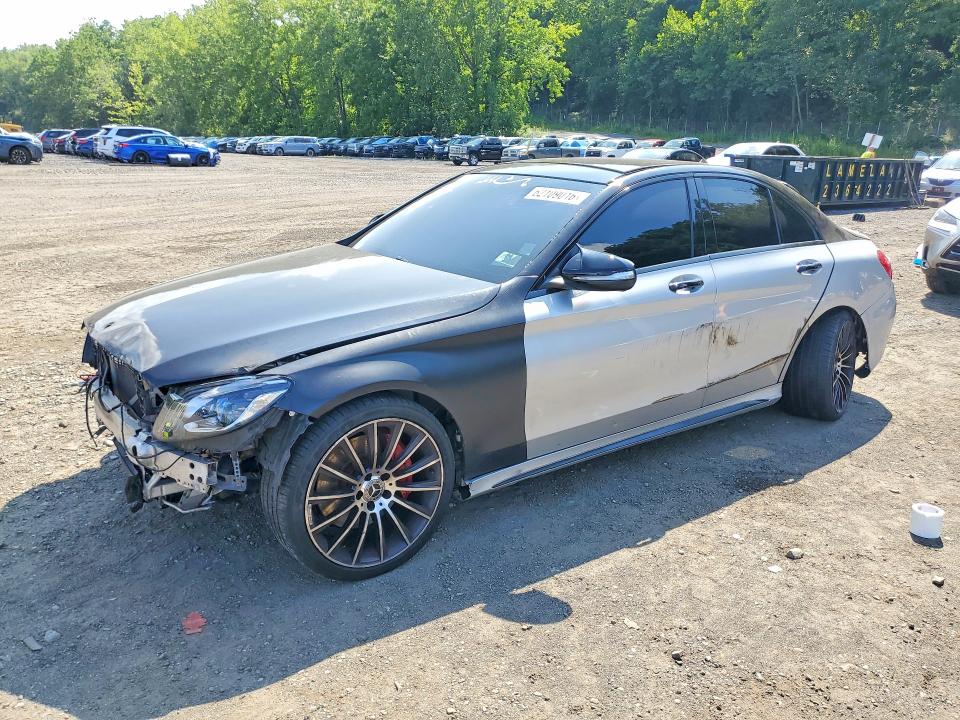 62109016 :رقم المزاد ، 55SWF4JB3HU230613 vin ، 2017 Mercedes-benz C مزاد بيع