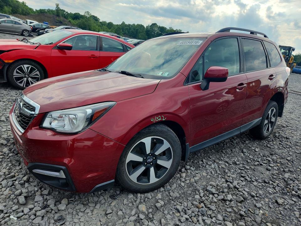 2018 Subaru Forester მანქანა იყიდება აუქციონზე, vin: JF2SJAGC9JH594491, აუქციონის ნომერი: 60034616
