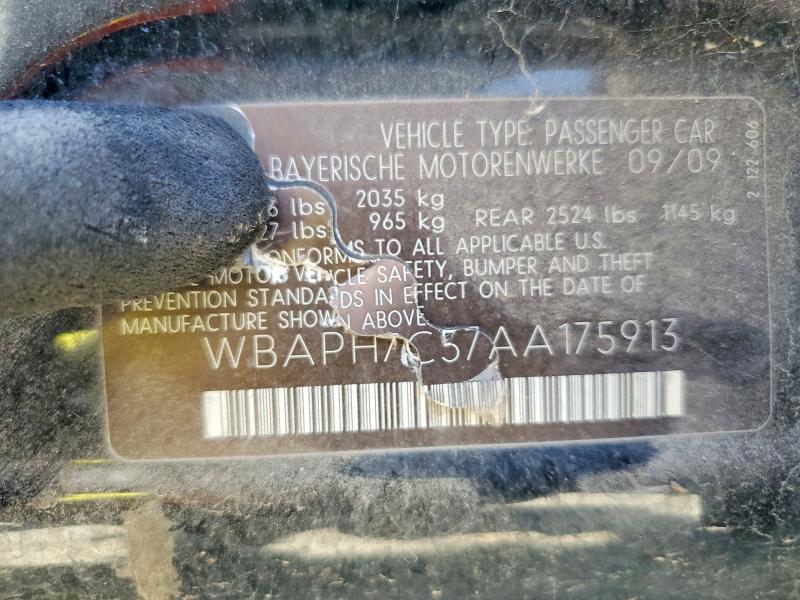 2010 Bmw 328 მანქანა იყიდება აუქციონზე, vin: WBAPH7C57AA175913, აუქციონის ნომერი: 62392396