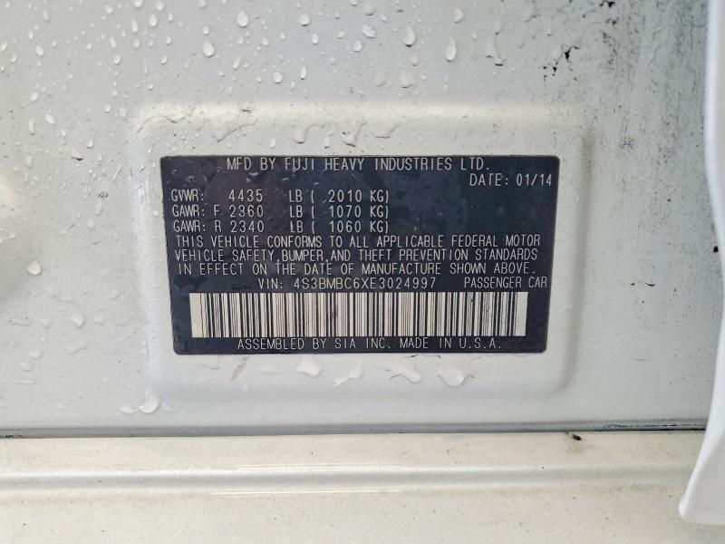 Продаж на аукціоні авто 2014 Subaru Legacy, vin: 4S3BMBC6XE3024997, номер лоту: 60306136