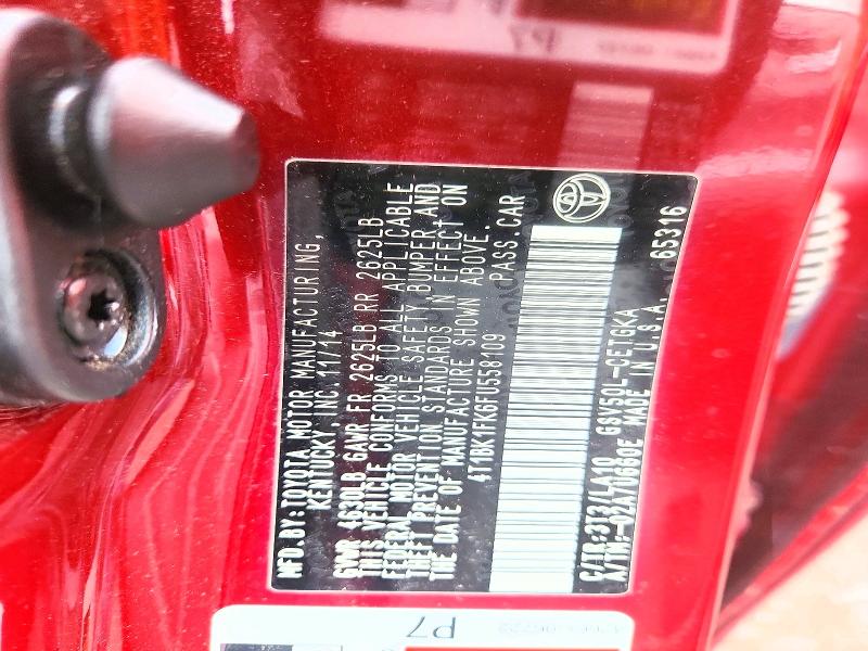 Aukcja sprzedaży 2015 Toyota Camry, vin: 4T1BK1FK6FU558109, numer aukcji: 63306686