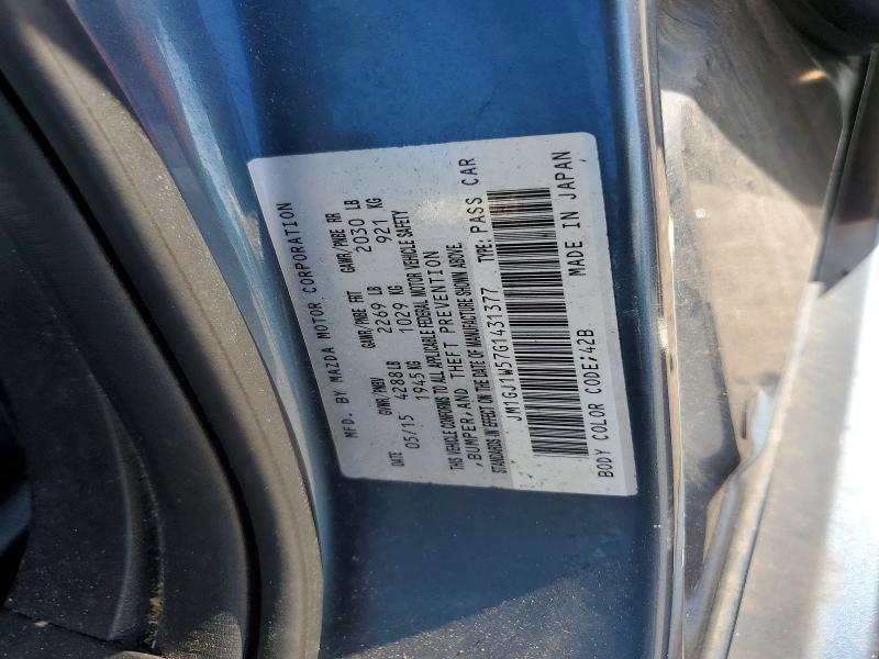Продаж на аукціоні авто 2016 Mazda 6, vin: JM1GJ1W57G1431377, номер лоту: 60463096
