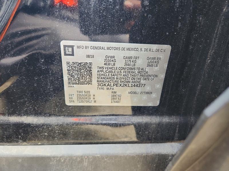 Продажа на аукционе авто 2019 Gmc Terrain, vin: 3GKALPEX2KL144377, номер лота: 62778316