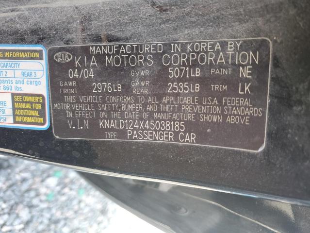 Aukcja sprzedaży 2004 Kia Amanti, vin: KNALD124X45038185, numer aukcji: 61352826