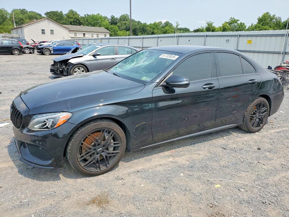 61733926 :رقم المزاد ، 55SWF4KB1HU193222 vin ، 2017 Mercedes-benz C مزاد بيع