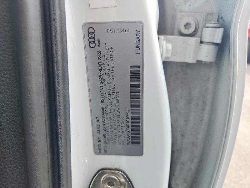 Продаж на аукціоні авто 2016 Audi S3, vin: WAUB1GFF4G1010042, номер лоту: 62866966