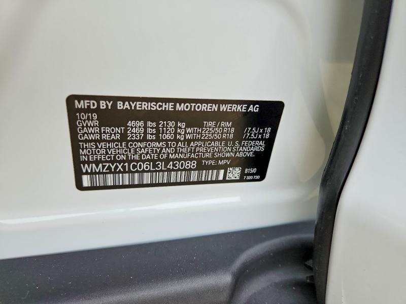 Aukcja sprzedaży 2020 Mini Cooper, vin: WMZYX1C06L3L43088, numer aukcji: 60141446