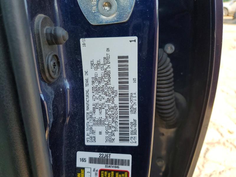 Продажа на аукционе авто 2012 Toyota Tundra, vin: 5TFUY5F16CX214297, номер лота: 61366306