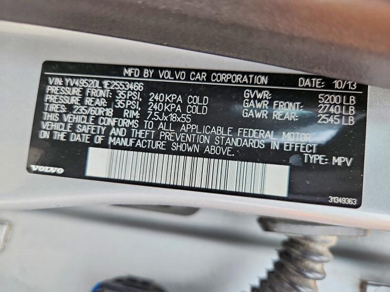 Продажа на аукционе авто 2014 Volvo Xc60, vin: YV4952DL1E2553466, номер лота: 60511556