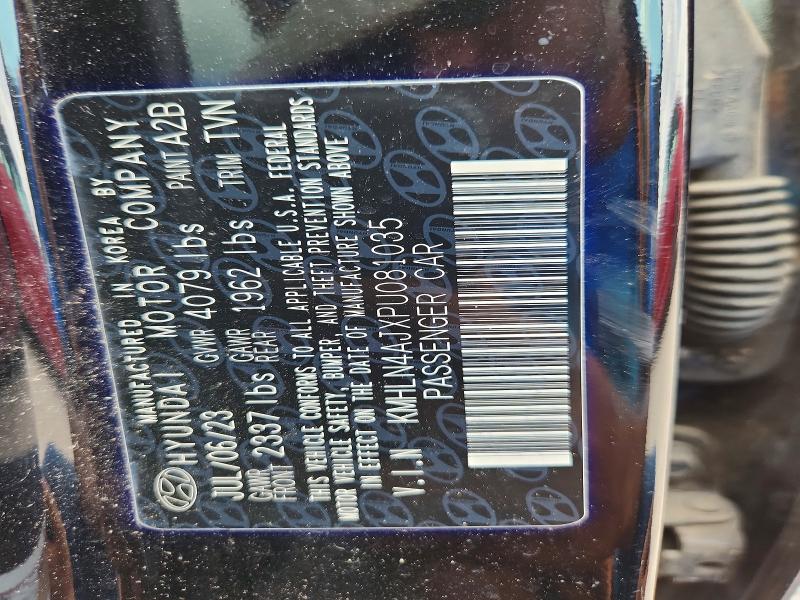 Aukcja sprzedaży 2023 Hyundai Elantra, vin: KMHLN4AJXPU081035, numer aukcji: 62633506