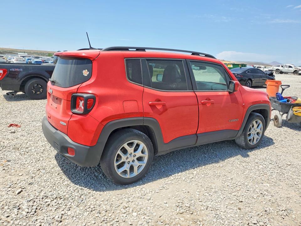 Продаж на аукціоні авто 2018 Jeep Renegade, vin: ZACCJABB2JPH97362, номер лоту: 61344016