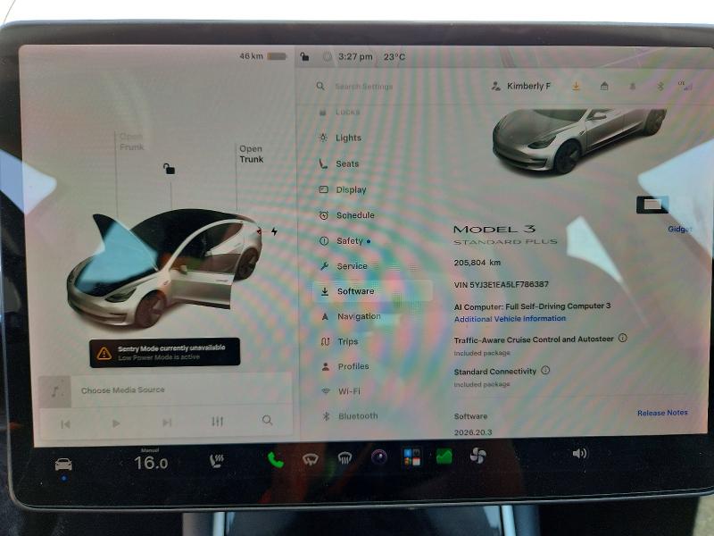 2020 Tesla Model 3 მანქანა იყიდება აუქციონზე, vin: 5YJ3E1EA5LF786387, აუქციონის ნომერი: 61563876