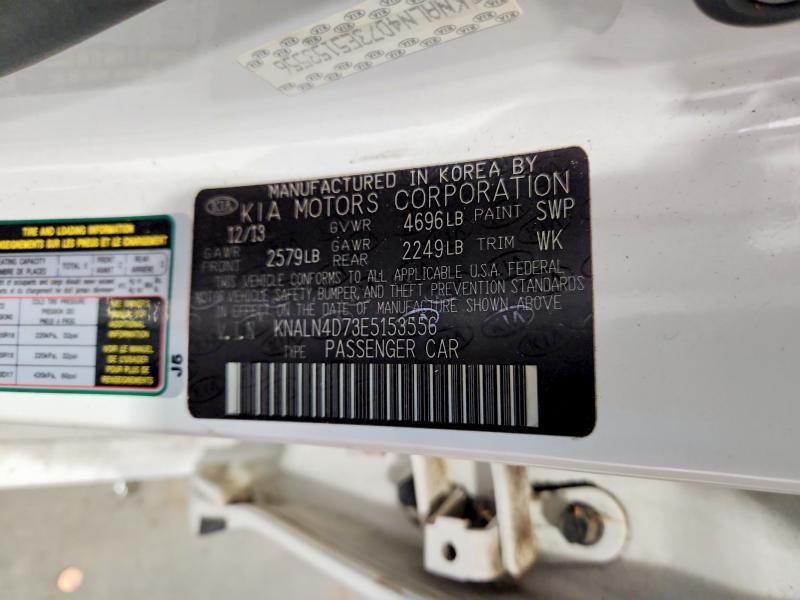 Продаж на аукціоні авто 2014 Kia Cadenza, vin: KNALN4D73E5153556, номер лоту: 60976366