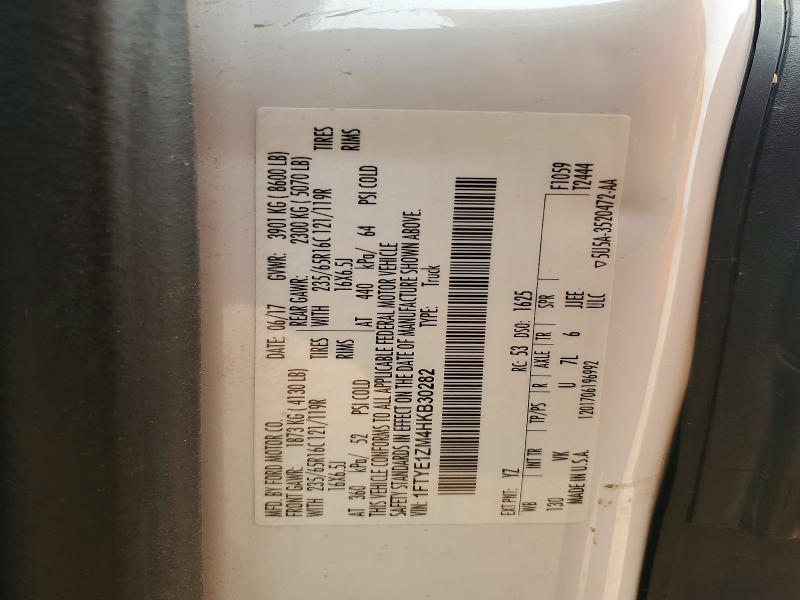 Auction sale of the 2017 Ford Transit, vin: 1FTYE1ZM4HKB30282, lot number: 62353686