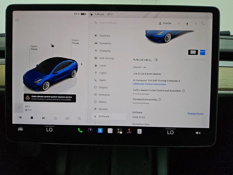 Aukcja sprzedaży 2022 Tesla Model 3, vin: 5YJ3E1EA1NF286942, numer aukcji: 63041536