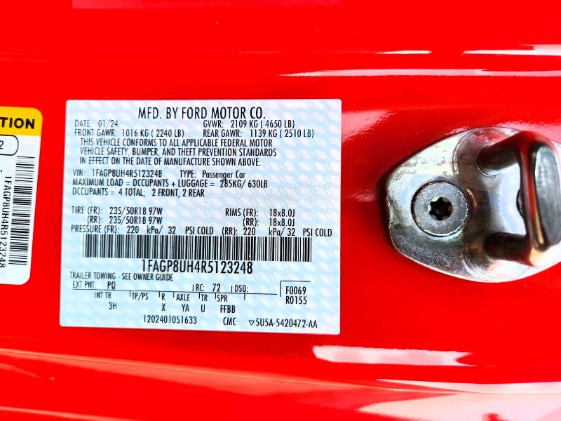 Aukcja sprzedaży 2024 Ford Mustang, vin: 1FAGP8UH4R5123248, numer aukcji: 62444216