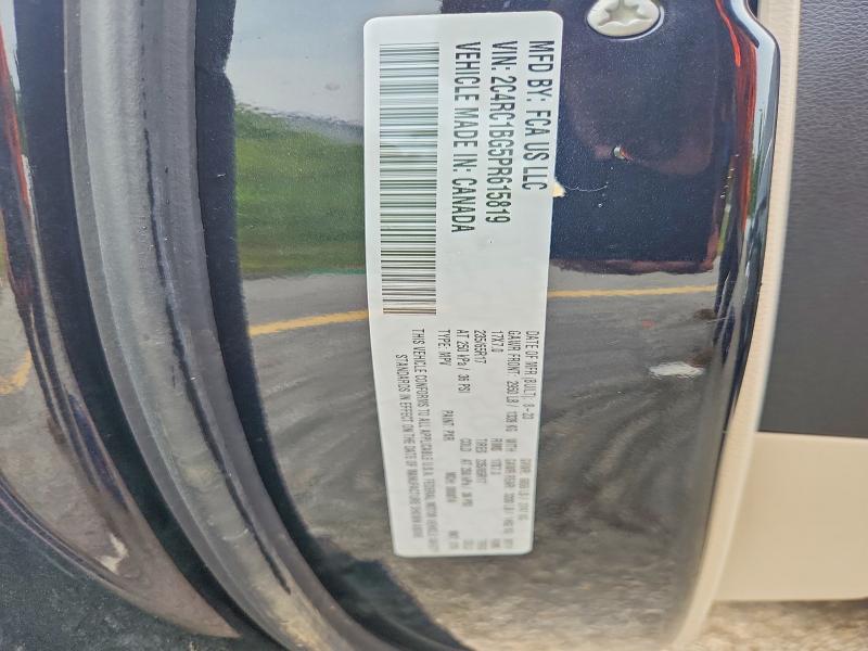 62301676 :رقم المزاد ، 2C4RC1BG5PR615819 vin ، 2023 Chrysler Pacifica مزاد بيع