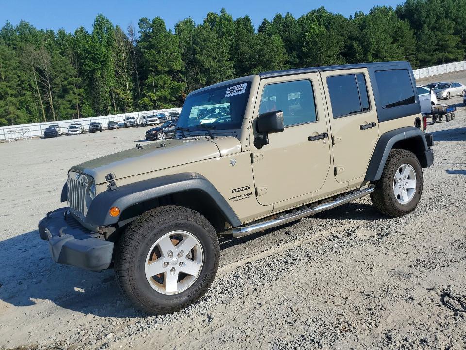 2018 Jeep Wrangler Unlimited მანქანა იყიდება აუქციონზე, vin: 1C4BJWDG8JL858915, აუქციონის ნომერი: 59697666