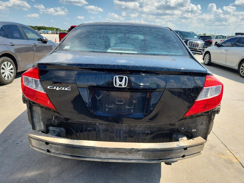 59621406 :رقم المزاد ، 2HGFB2F58CH555203 vin ، 2012 Honda Civic مزاد بيع
