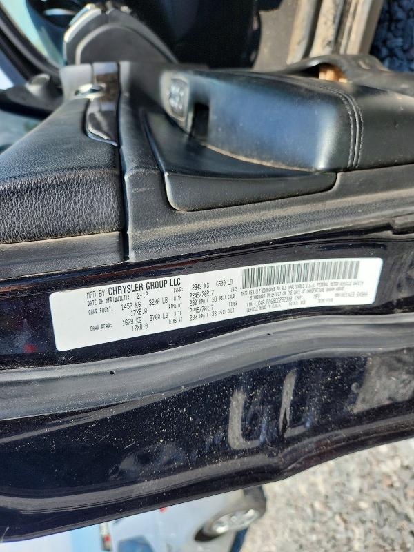 Продажа на аукционе авто 2012 Jeep Grand Cherokee, vin: 1C4RJFAG9CC262900, номер лота: 59996776