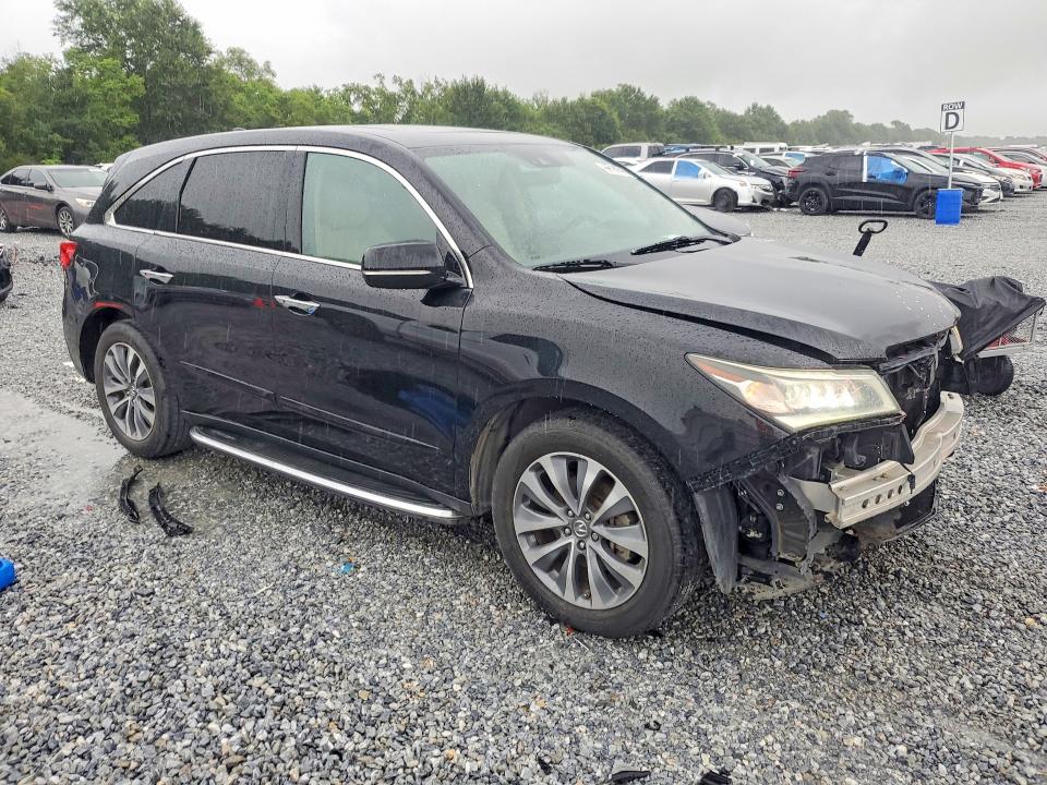 60199386 :رقم المزاد ، 5FRYD4H42GB043867 vin ، 2016 Acura Mdx مزاد بيع