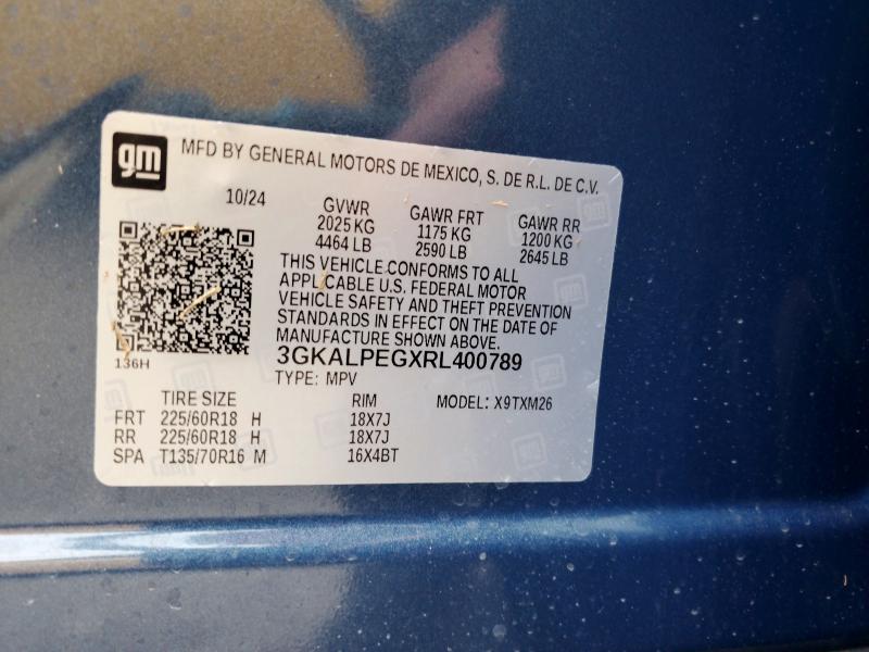 Продаж на аукціоні авто 2024 Gmc Terrain, vin: 3GKALPEGXRL400789, номер лоту: 59845136