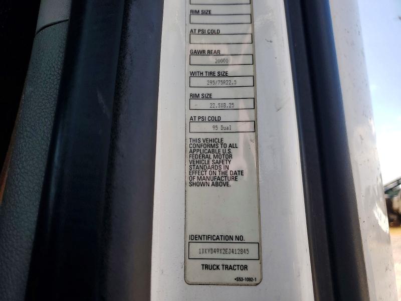 Продажа на аукционе авто 2014 Kenworth T680, vin: 1XKYD49X2EJ412845, номер лота: 61974146