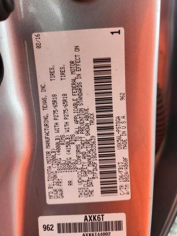 59882296 :رقم المزاد ، 5TFDW5F18GX535639 vin ، 2016 Toyota Tundra مزاد بيع