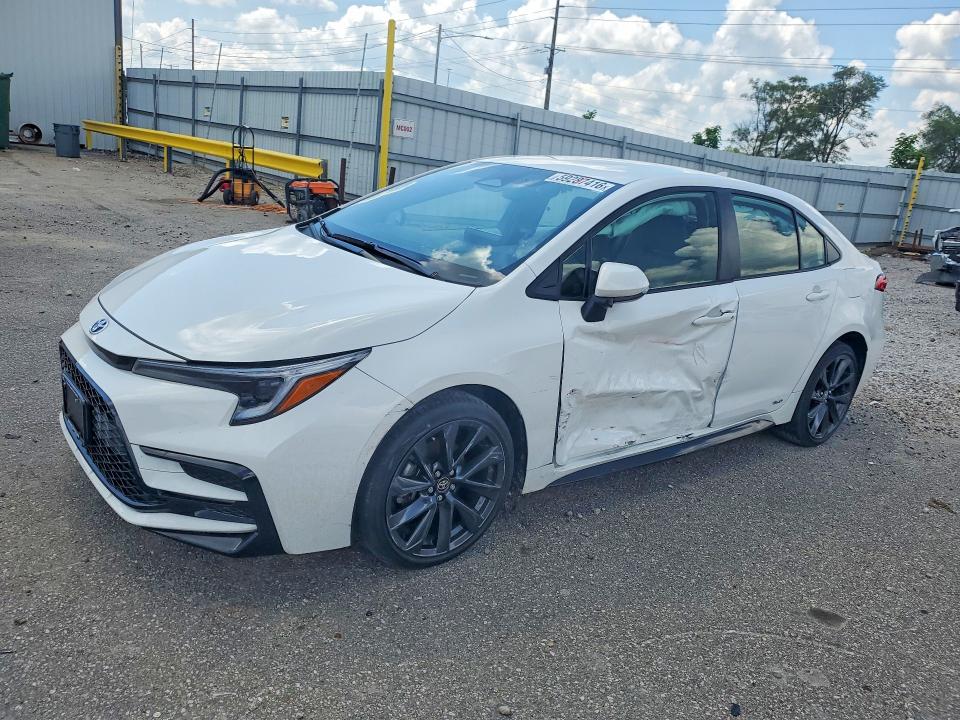 59287416 :رقم المزاد ، JTDBDMHE1PJ000517 vin ، 2023 Toyota Corolla Hybrid مزاد بيع