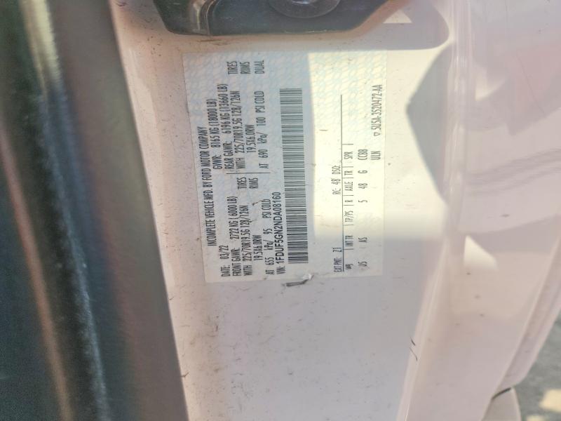 Продажа на аукционе авто 2022 Ford F550, vin: 1FDUF5GN2NDA08160, номер лота: 60995476