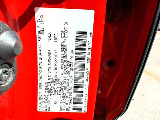 Продаж на аукціоні авто 2016 Toyota Tacoma, vin: 3TMCZ5AN3GM012158, номер лоту: 60379946