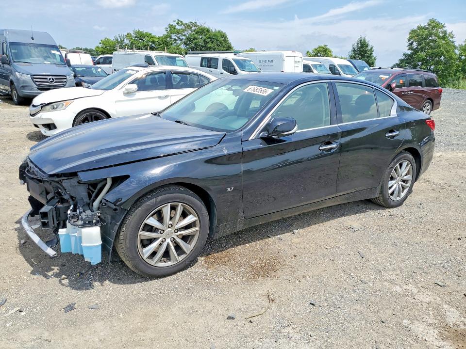 2014 Infiniti Q50 მანქანა იყიდება აუქციონზე, vin: JN1BV7AR1EM708101, აუქციონის ნომერი: 61685566