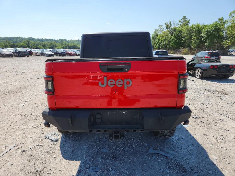 61888436 :رقم المزاد ، 1C6JJTBG5LL145493 vin ، 2020 Jeep Gladiator مزاد بيع
