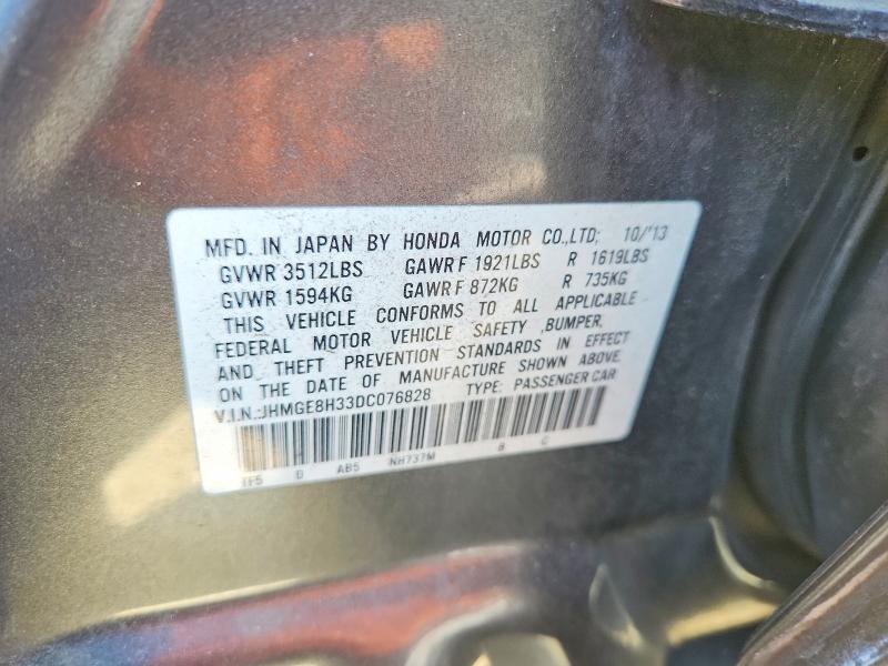 Продаж на аукціоні авто 2013 Honda Fit, vin: JHMGE8H33DC076828, номер лоту: 63246156