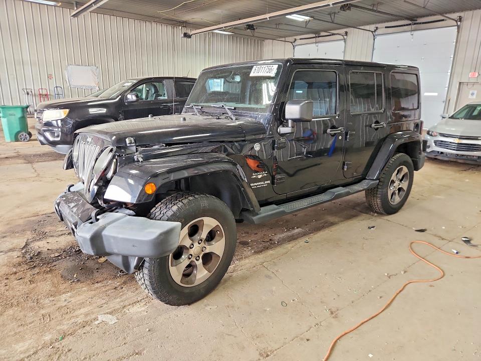 Aukcja sprzedaży 2017 Jeep Wrangler Unlimited, vin: 1C4HJWEG9HL567956, numer aukcji: 61011756