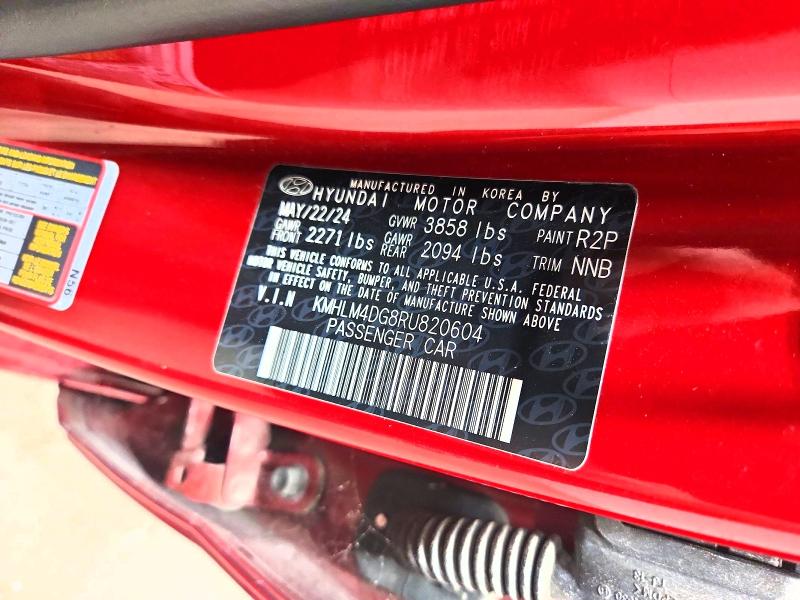 Продажа на аукционе авто 2024 Hyundai Elantra, vin: KMHLM4DG8RU820604, номер лота: 63026426