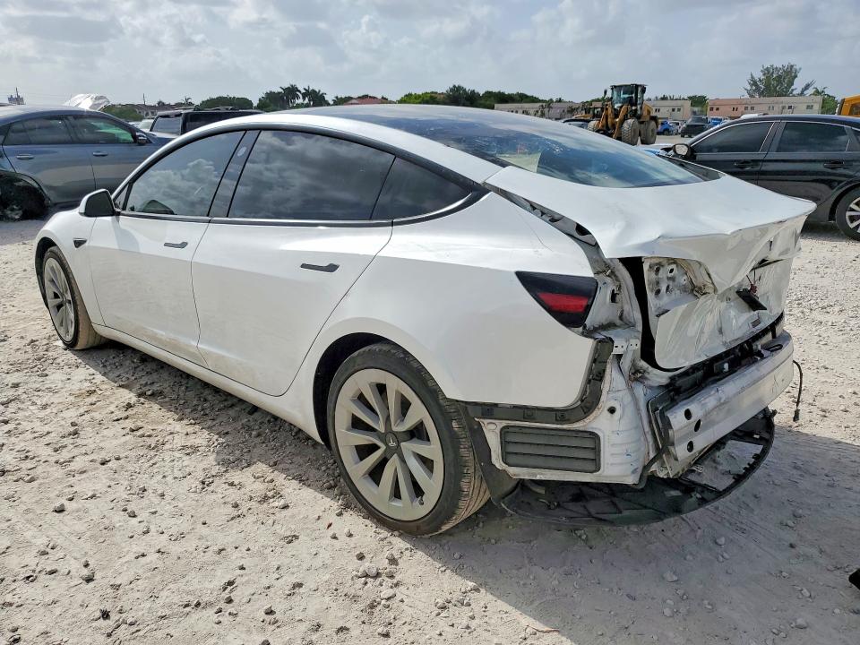 2022 Tesla Model 3 მანქანა იყიდება აუქციონზე, vin: 5YJ3E1EAXNF186838, აუქციონის ნომერი: 60488916
