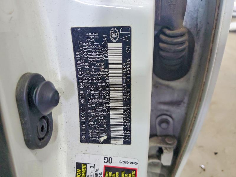 62898296 :رقم المزاد ، 2T1BURHE8HC889066 vin ، 2017 Toyota Corolla مزاد بيع