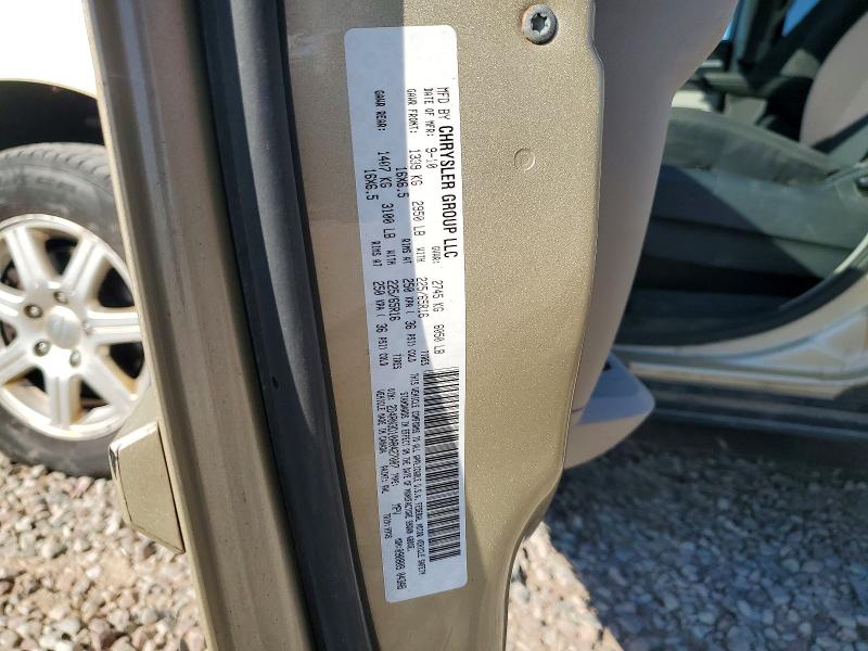 2010 Dodge Grand Caravan მანქანა იყიდება აუქციონზე, vin: 2D4RN3D10AR427007, აუქციონის ნომერი: 62300076